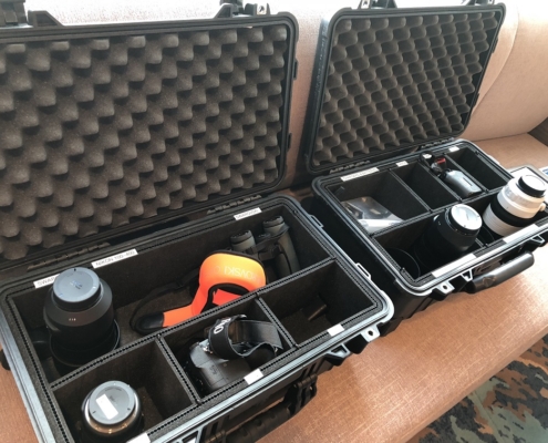 Photographic gear that Lindblad Expedition guests can borrow for free.